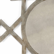 383236 Chelsea House Claire Bell Iron Antique Silver Sharqi Mirror