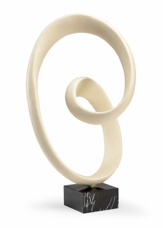 383372 Chelsea House Iron Cream La Salle Sculpture - Cream