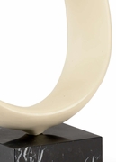 383372 Chelsea House Iron Cream La Salle Sculpture - Cream