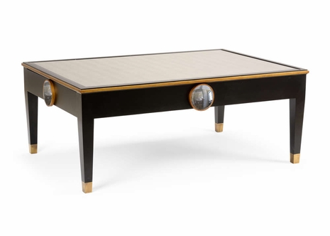 383399 Chelsea House Jamie Merida Wood Black Hope House Cocktail Table