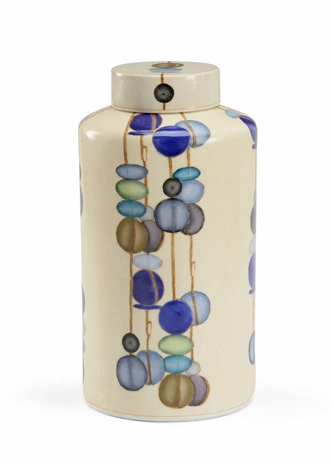 383436 Chelsea House Porcelain Hand Painted Kobe Vase (Lg)