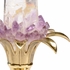 383453 Chelsea House Crystal Black, Clear, Purple Gleaming Obelisk