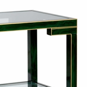 383658 Chelsea House Decker Console - Malachite