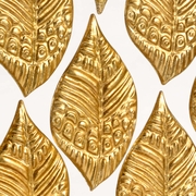 383700 Chelsea House Acrylic/Metal Antique Gold/Clear/Polished Nickel Gold Leaf Accent