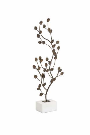 383815 Chelsea House Iron Rusty Bronze Tree Sculpture