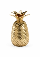 384139 Chelsea House Pineapple Candlestick - Brass