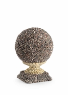 384167 Chelsea House 12.5in. Shells Multicolor Shell Finial with Natural Nassa/Umbonium Finish