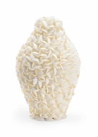 384172 Chelsea House 18in. Shells Shelled Urn with Natural Arca Finish