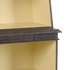 384210 Chelsea House Raffia/Wood Black/Cream Regency Bookcase - Black