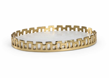 384246 Chelsea House Marble Tray (Lg)