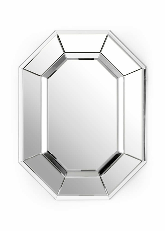 384355 Chelsea House Iron/Mirror Polished Nickel/Clear Briarwood Mirror