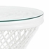 384589 Chelsea House Rattan Side Table - White