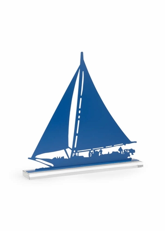 384664 Chelsea House Jamie Merida Metal/Crystal Blueberry/Crystal Regatta One - Blueberry