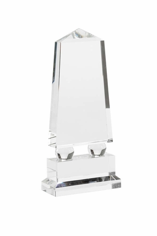 384689 Chelsea House Crystal Clear Matheson Obelisk