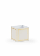 384701 Claire Bell Ibiza Tissue Box - Gold