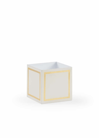384701 Claire Bell Ibiza Tissue Box - Gold