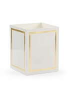 384702 Claire Bell Ibiza Wastebasket - Gold
