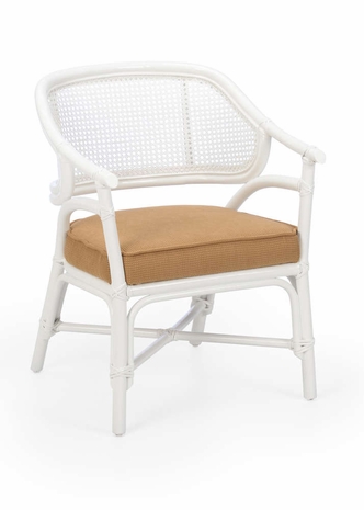 384716 Chelsea House Remington Chair - White