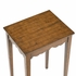 384795 Chelsea House 28in. Wood Regency Lamp Table with Antique Brown Finish
