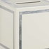 384887 Claire Bell Ibiza Tissue Box - Silver