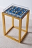 384962 Shayla Copas Flutter Side Table - Blue