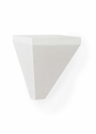 385039 Chelsea House Raffia Bracket - White