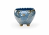 385170 Shayla Copas Hedgehog Bowl - Blue/Gold