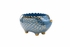 385170 Shayla Copas Hedgehog Bowl - Blue/Gold