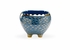 385170 Shayla Copas Hedgehog Bowl - Blue/Gold