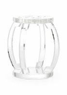 385247 Jamie Merida Lucite Garden Stool