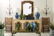 385264 Chelsea House 6in. Abaca/Wood Wadley Box - Multicolor with Blue/Green/Purple/Yellow Finish