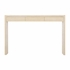 385286 Elizabeth Wicker 36in. Raffia On Wood Drop Zone Console with Cream Finish