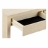 385286 Elizabeth Wicker 36in. Raffia On Wood Drop Zone Console with Cream Finish