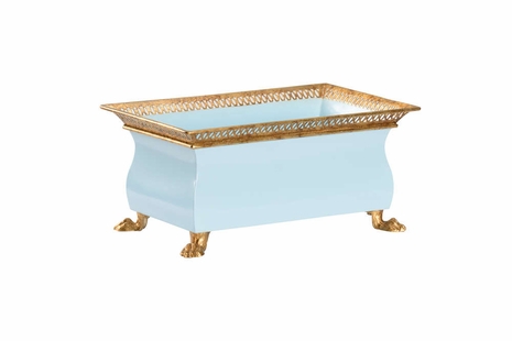 385372 Bill Cain French Planter - Blue (Sm)