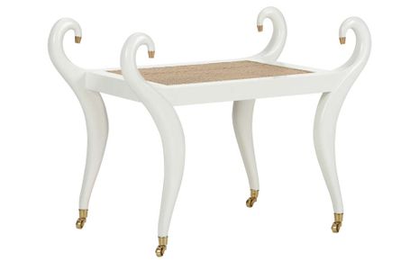 385482 Kristi Nelson Swan Vanity Bench