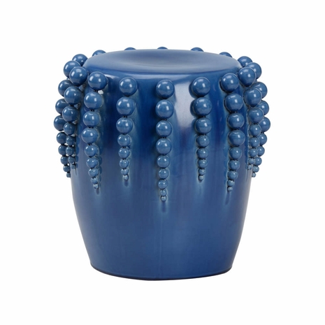 385650 Jamie Merida Sea Urchin Garden Stool -Blue