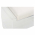 385676 Chelsea House 21.5in. Fabric Renee Acrylic Long Bench with Clear/Cream Finish