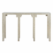 385682 Elizabeth Wicker Emery Console - Silver