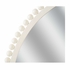 385690 Shayla Copas 36in. Wood Tacna Mirror with Cream/Clear/Plain Finish