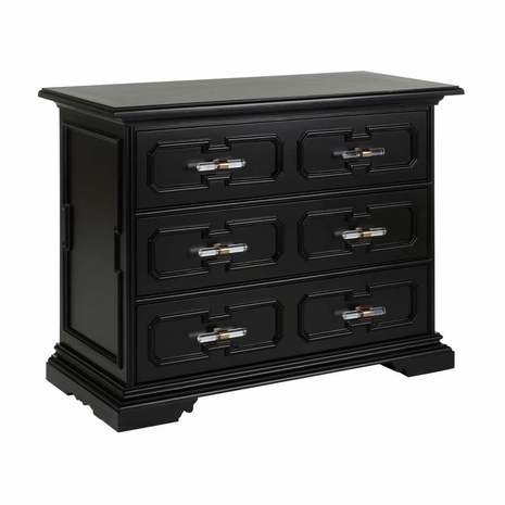 385692 Bill Cain River Street Chest - Black
