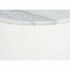 385718 Elizabeth Wicker Aqueduct End Table - White