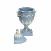 385722 Chelsea House Wedgewood Urn - Blue/Gray