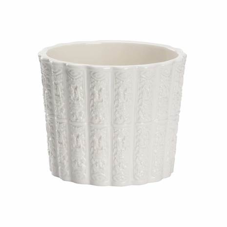 385726 Chelsea House Brandywine Planter - White