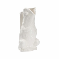 385748 Chelsea House 11.5in. Ceramic Frog Pitcher - White