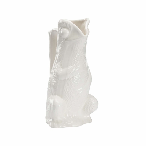 385748 Chelsea House Frog Pitcher - White