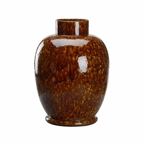 385763 Chelsea House Tortoise Ceramic Vase - Lg