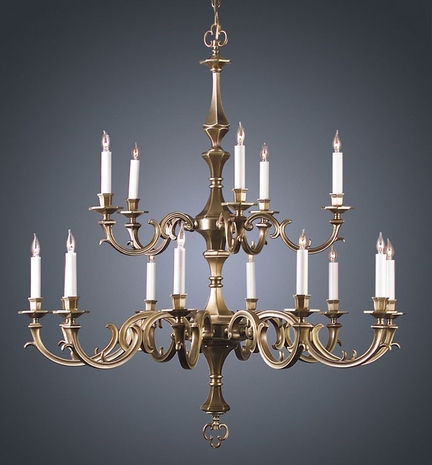 3858-10-5 Holtkotter Cast Brass Chandelier Lighting