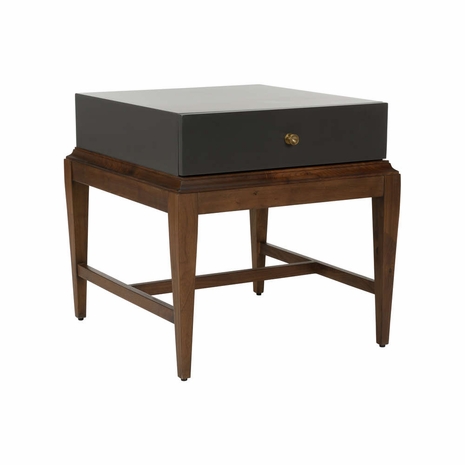 385810 Chelsea House Emery End Table - Gray