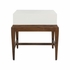 385813 Chelsea House Emery End Table - White