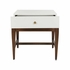 385813 Chelsea House Emery End Table - White